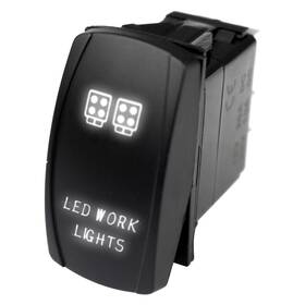 Rslj36w Race Sport Rocker Led Switch