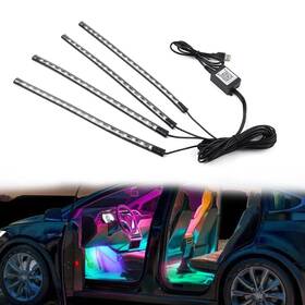 Raimukurijinusa 550747332129 Rgbmusic Voicecontrol Floor Atmosphere Light Decorative Foot Lamp 72led