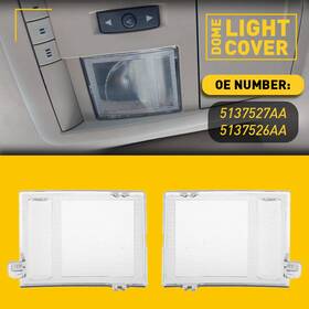 Ito-xdd-16541 Refitting-auto-part For 2008-2020 Dodge Challenger Interior Lh Rh Clear Dome Light Cover Accessories
