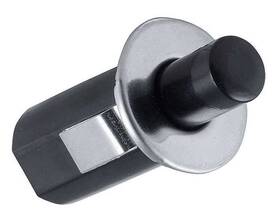 13713e Rrp Dome Lamp Switch With Stainless Bezel For 1964-1967 Ford Mustang