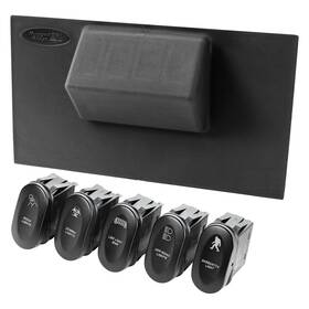 4-switch Rugged Ridge 17235.72 For Jeep Wrangler 2007-2010 Etched Lower Panel