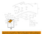 96673798 Saturn 08-10 Lmp Oem Assembly Light-reading Gm Vue-map