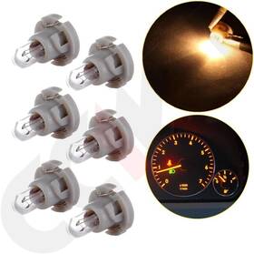 992082-5206-1348382351 Scitoo 6pcs T4.2 Neo Wedge Halogen Light Bulbs Instrument Gauge As Shown