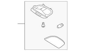 84601ag07aor Subaru Genuine Dome Lamp