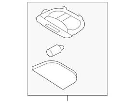 84601al00ajc Subaru Genuine Dome Lamp