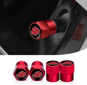 Tayysmy 760754992166 Anime Valve Stem Caps 4pcs Universal Fit Car Tire Covers Uchiha Red Tayysmy 760754992166 Anime Valve Stem Caps 4pcs Universal Fit Car Tire Covers Uchiha Red