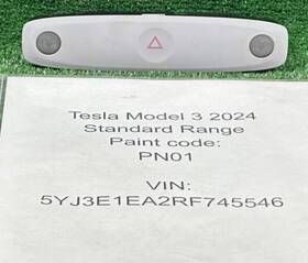 1739293-00-e Tesla 2024-2025 Model 3 Rear Headliner Overhead Dome Light Lamp Oem