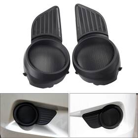 52128-08020 Threettt 212500316943 2pcs Fog Light Lamp Bezel Cover Black For Toyota Sienna 2011-2017
