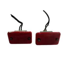 456622158 Toyota 1986 Celica Gt Oem Left Right Door Panel Red Courtesy Light Reflector