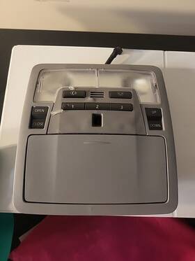 63650-06421-b0 Toyota 2012-2014 Camry Overhead Console Box Gray Used 63650-06421-b0 Toyota 2012-2014 Camry Overhead Console Box Gray Used
