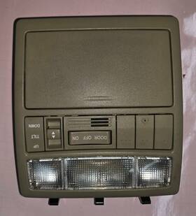 6365033310 Toyota 2007-2011 Camry Overhead Console Homelink Dome Light And Sunroof Switch Oem