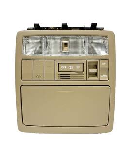 6365048230 Toyota 2012 Highlander Front Overhead Console Dome Light Brown Oem