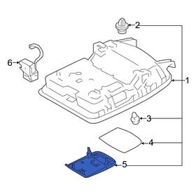 8139933060 Toyota Oe For Camry 2018 Map Light Lens