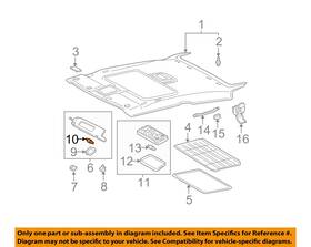 9008498013 Toyota Oem 99-08 Solara Interior-roof-dome Light Bulb