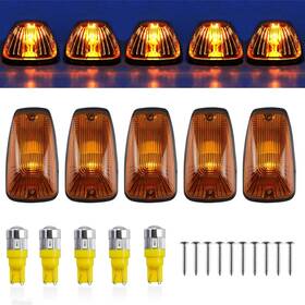 Tr105012 Tresound Cab Maker Roof Running Light Cover Base 5x Amber Lens/16 Leds Inside