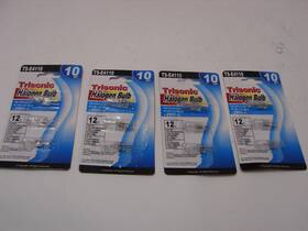 Ts-e4110 Trisonic Halogen Bulb 12 Volt 10 Watt Bi Pin 4-packs Of 3ea Interior Lighting Rv