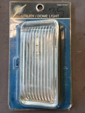 31427 Upac Universal 12v Utility Dome Light Chrome