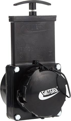 Valterra 019079000507 T50 3 Inch Hub X Bay With Cap Valve Assembly Black