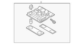 1k0-947-106-p-yah Volkswagen Genuine Front Lamp Assembly