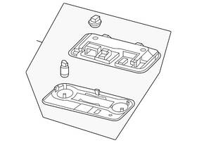 1q0-947-106-a-yml Volkswagen Genuine Map Lamp