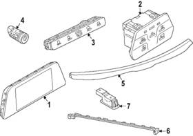 1t3-919-451-h-6ps Volkswagen Genuine Light Bar