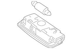 3b0-947-291-b-95t Volkswagen Genuine Interior Lamp