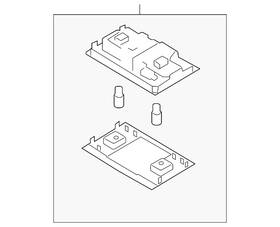 5ta-959-561-c-kox Volkswagen Genuine Map Lamp Assembly