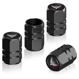 Dljqz-blk-ker0weite Wiifiive Dljqz03 4 Pcs Metal Car Tyre Valve Stem Caps For Corvette C1 C2 Dljqz-blk-ker0weite Wiifiive Dljqz03 4 Pcs Metal Car Tyre Valve Stem Caps For Corvette C1 C2