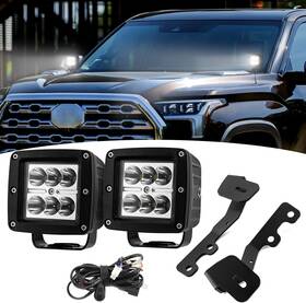 7010405907 Wsays 2pcs 24w Led Light Pods And Ditch Hood Hinge Pod Mount Bracket White 7010405907 Wsays 2pcs 24w Led Light Pods And Ditch Hood Hinge Pod Mount Bracket White