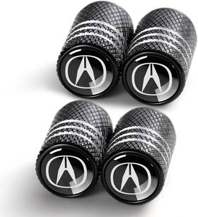 58413518 Yuiqieuy Tire Valve Stem Cap Cover For Acura Belt O-ring Seal Corrosion Black-02