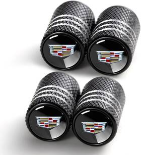 58457022 Yuiqieuy Tire Valve Stem Caps For Cadillac Escalade Ct4 Ct5 Ct6 Ats Cts Srx Black-08