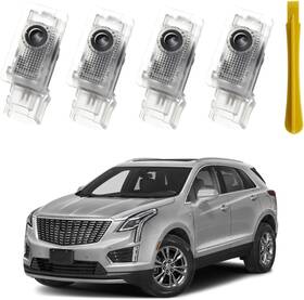 Cdl001 Zasekdge 4pcs Car Door Lights Logo Projector For Srx Ct6 Ct5 Xts Ats-l Xt4 Xt5