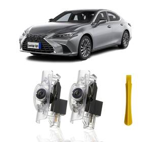 Zas0002 Zasekdge 2pcs Never Fade Car Door Lights Logo Projector Hd Led