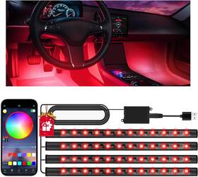 Qm2753-1 Zdovivot Fathers Day Car Accessories For Dad Interior Led Lights Birthday Gifts