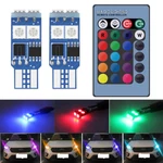 168 194 2825 T10 Rgb Color Interior Map License Sidemarker Light 6SMD Led Bulbs. Fixed Price $14.53.