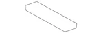 Genuine Mazda Dome Lamp Lens BHN9-51-311. Fixed Price $11.52.