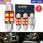 Auxito 4X White 31MM 32MM 4SMD 3030 Led Interior Light Canbus Error Free Auto. Fixed Price $11.39.