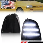 2X Smoked White Led Corner Side Marker Signal Lights 1988-1993 Ford Festiva. Fixed Price $64.99.