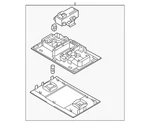 Genuine Volkswagen Front Lamp Assembly 3CN-947-105-A-DYS. Fixed Price $104.39.