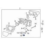 Ford F-150 2021-2026 KL3Z13B375A Front Left Courtesy Light. Fixed Price $96.52.