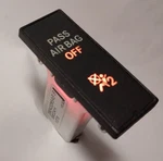 2005-2007 Dodge Dakota Air Passenger Bag Light Indicator 56043285AB. Fixed Price $49.99.