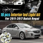 16PC Super White Car Interior Led Light Bulb Kit For 2011-2017 Buick Regal. Fixed Price $19.00.