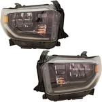 Tundra 19-21 Head Lamp Rh Assembly Led Black Interior W/ Smoked Chrome Accent. Fixed Price $629.95.