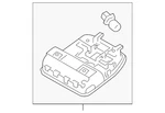 Genuine Kia 2021-2023 Seltos Map Lamp Assembly 92800-Q5300BGA. Fixed Price $286.46.
