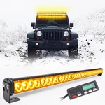 36" Amber Traffic Advisor Led Light Bar Strobe Offroad Lamp Suv+display Control. Fixed Price $61.98.
