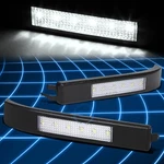 Chrome White Smd Led Side View Mirror Turn Signal Light For 09-14 F-series F150. Fixed Price $13.68.