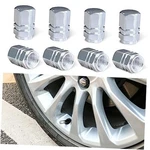 Ziciner Car Tire Valve Stem Caps, Aluminum Alloy Wheel 8 Pcs Silver. Fixed Price $7.98.