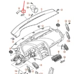 New Audi Q7 Front Center Soul Black Sun Sensor 4L0907539B4PK Oem. Fixed Price $23.14.