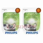 2 Pc Philips Front Side Marker Light Bulbs For Jaguar XJ6 Xjs 1976-1979 Yd. Fixed Price $11.30.