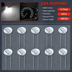 10PCS Cold White 3SMD Led Mini 4.7MM Bulbs Instrument Cluster Dash Panel Lights. Fixed Price $8.99.